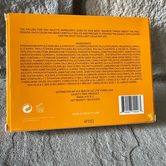 Ace Beaute Falling For You, eye shadow palette - Picture 2 of 3